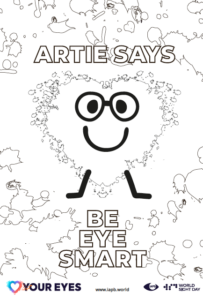 Artie Colouring Sheets